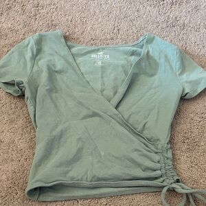Hollister Women's Sage Wrap Top